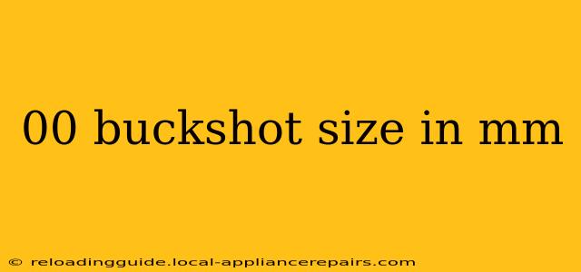 00 buckshot size in mm