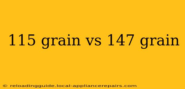 115 grain vs 147 grain