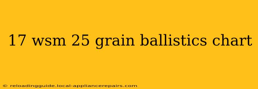 17 wsm 25 grain ballistics chart