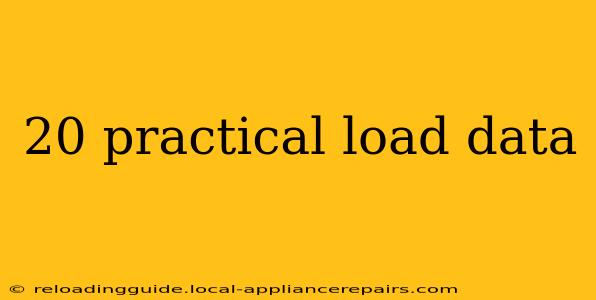 20 practical load data