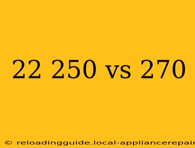 22 250 vs 270