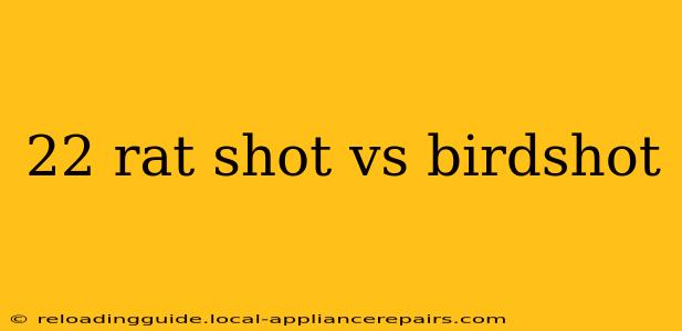 22 rat shot vs birdshot