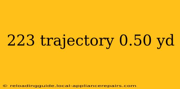 223 trajectory 0.50 yd