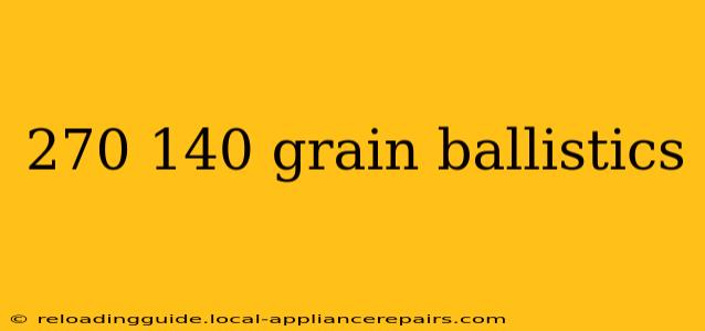 270 140 grain ballistics