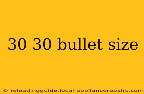 30 30 bullet size