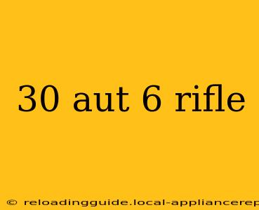 30 aut 6 rifle