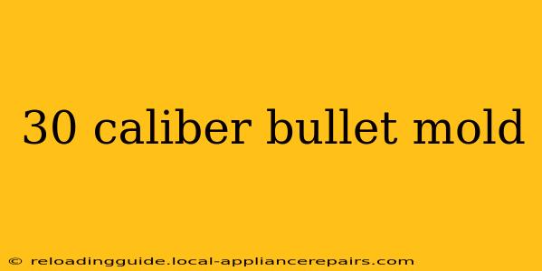 30 caliber bullet mold