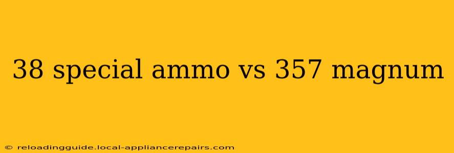 38 special ammo vs 357 magnum