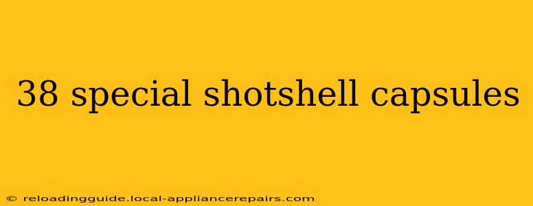 38 special shotshell capsules