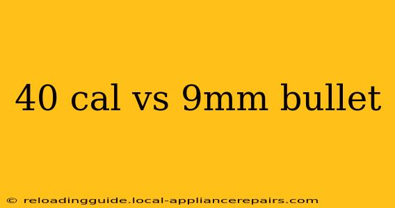 40 cal vs 9mm bullet