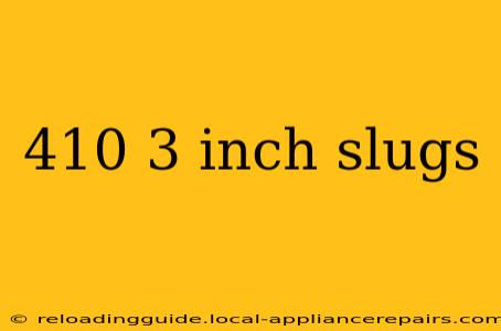 410 3 inch slugs