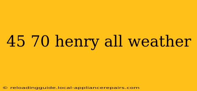 45 70 henry all weather