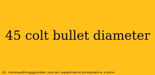 45 colt bullet diameter