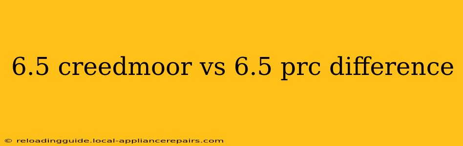 6.5 creedmoor vs 6.5 prc difference