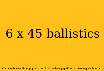 6 x 45 ballistics