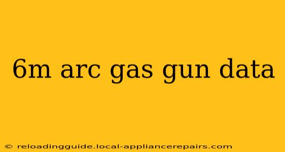 6m arc gas gun data