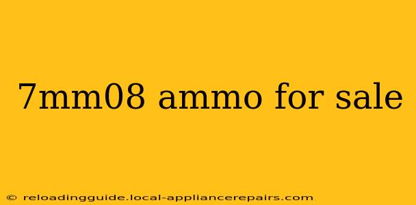 7mm08 ammo for sale