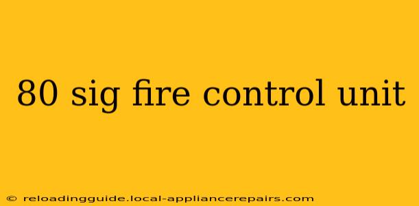 80 sig fire control unit