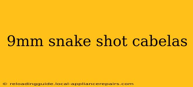 9mm snake shot cabelas