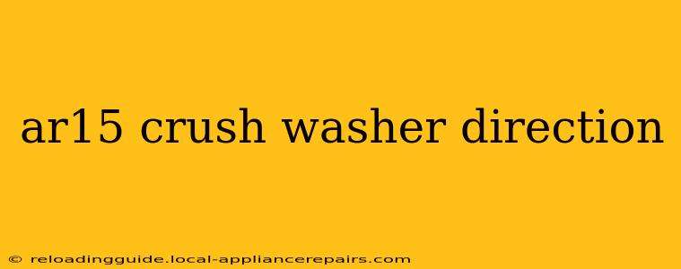 ar15 crush washer direction