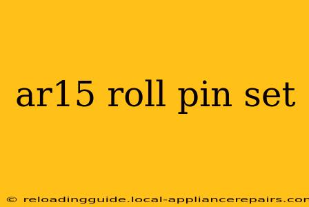 ar15 roll pin set