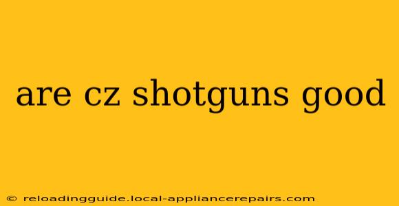 are cz shotguns good