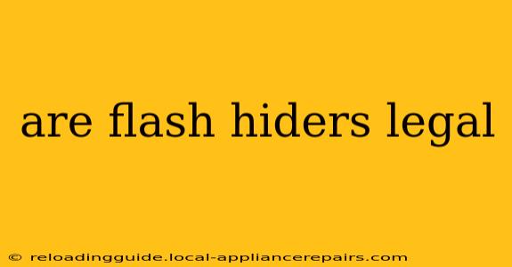 are flash hiders legal