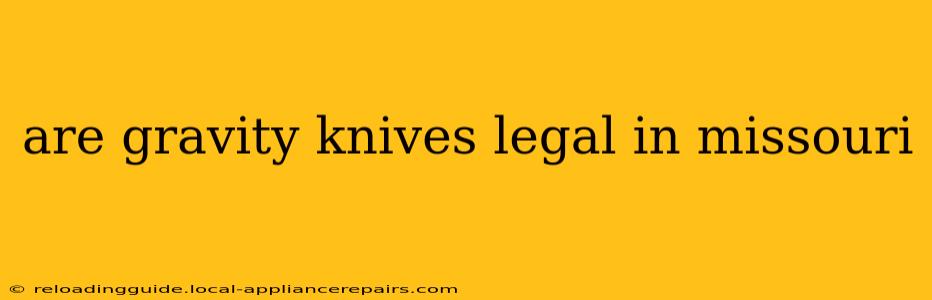 are gravity knives legal in missouri