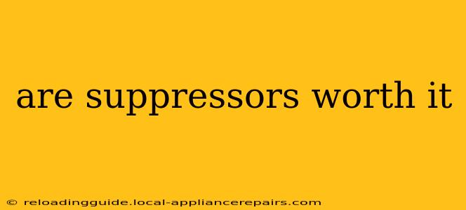 are suppressors worth it