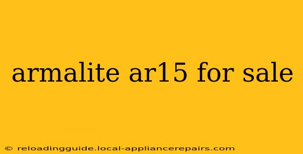 armalite ar15 for sale