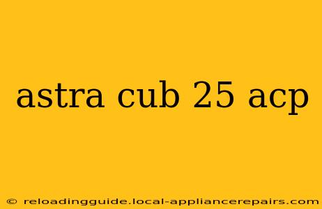 astra cub 25 acp