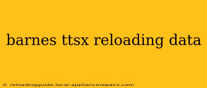 barnes ttsx reloading data