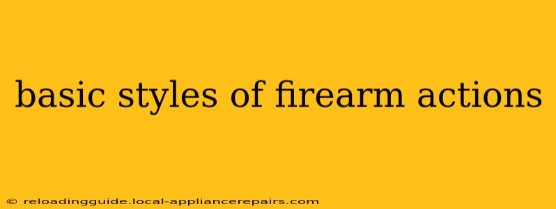 basic styles of firearm actions