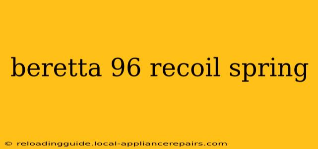 beretta 96 recoil spring