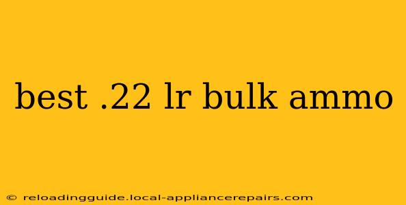 best .22 lr bulk ammo