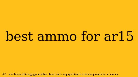 best ammo for ar15