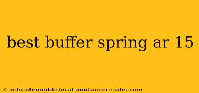 best buffer spring ar 15