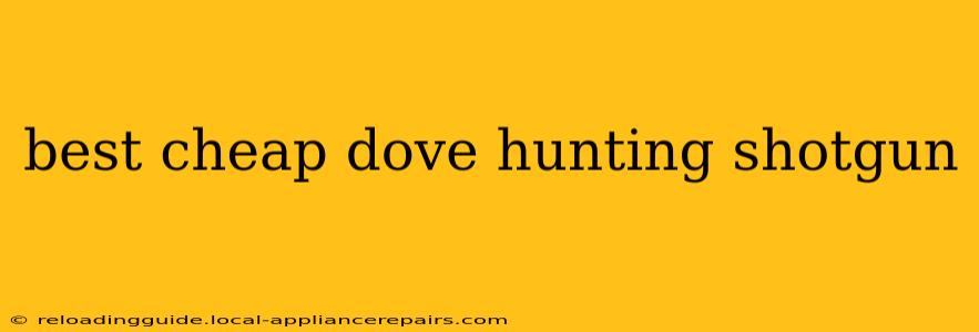 best cheap dove hunting shotgun