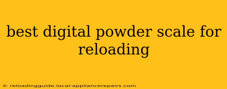 best digital powder scale for reloading