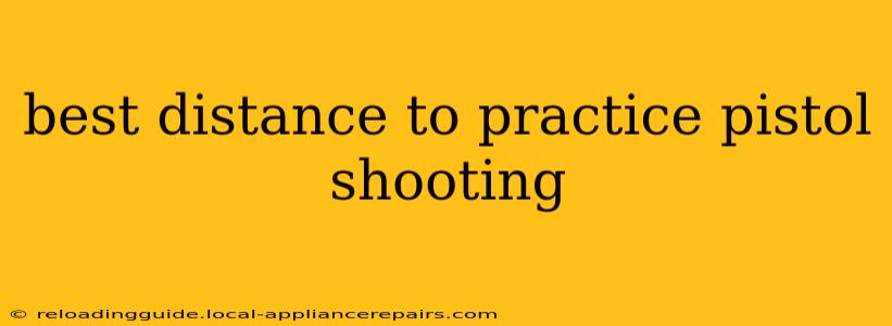 best distance to practice pistol shooting