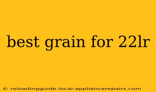 best grain for 22lr