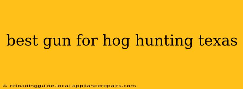 best gun for hog hunting texas