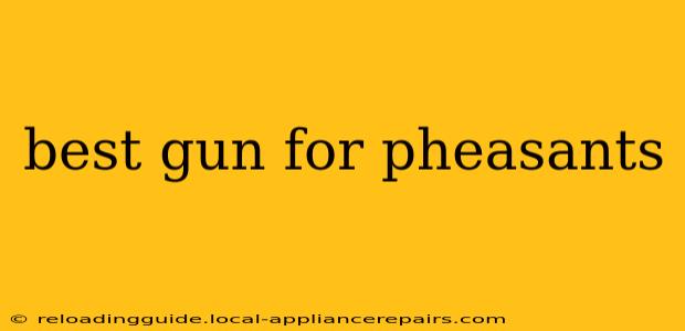 best gun for pheasants