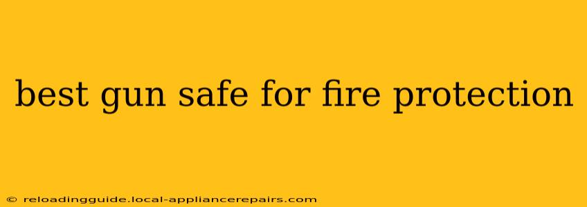 best gun safe for fire protection