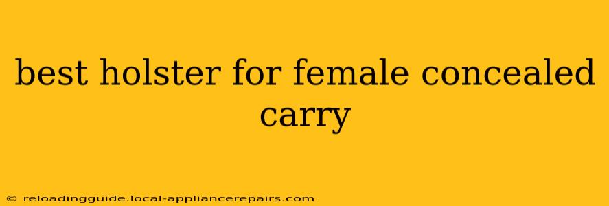 best holster for female concealed carry