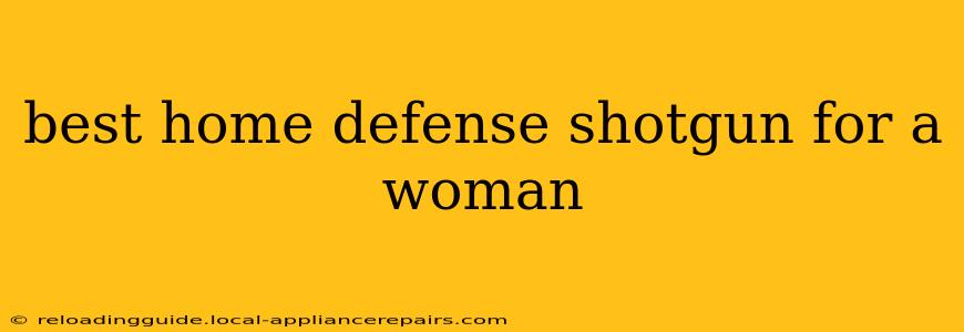 best home defense shotgun for a woman