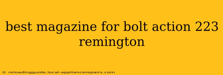 best magazine for bolt action 223 remington