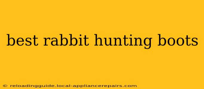 best rabbit hunting boots