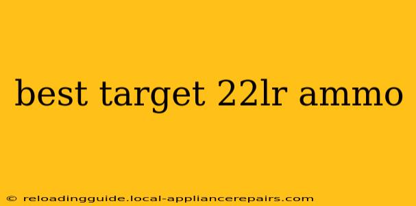 best target 22lr ammo