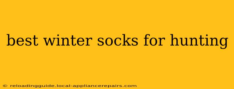 best winter socks for hunting